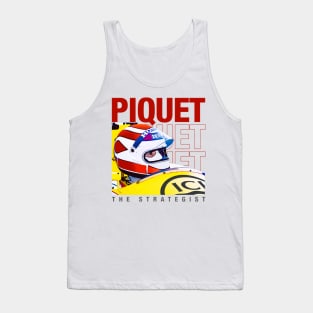 Nelson Piquet Legend 80S Retro Tank Top